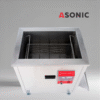 ASONIC IND-1000 industrial ultrasonic bath with robust design, ideal for large machine parts and precision tools.