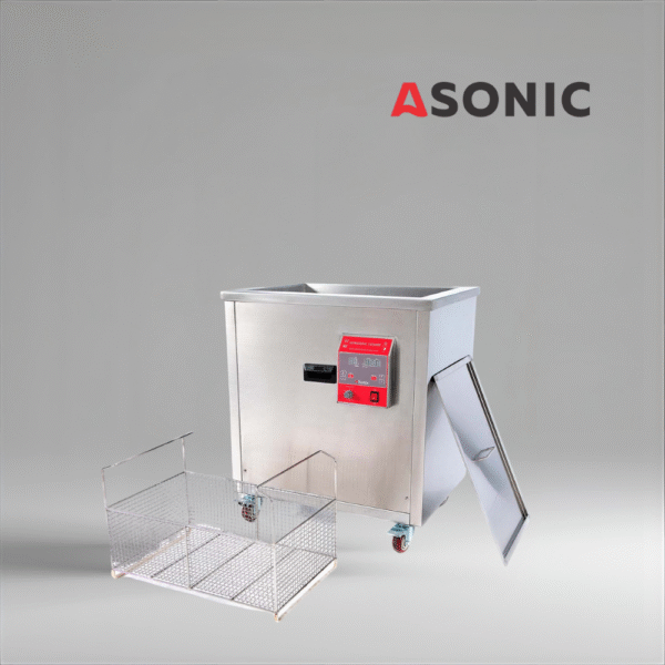 ASONIC IND-1000 ultrasonic cleaner offering powerful cleaning for aerospace, automotive and manufacturing industries.