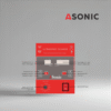 ASONIC IND-1000 industrial ultrasonic cleaner with large tank capacity for deep cleaning of machinery and components.