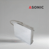 ASONIC IND-PLATE ultrasonic plate transducer, durable stainless steel design for industrial ultrasonic cleaning applications.