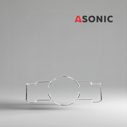 ASONIC laboratory beaker holder 2–3L, compact ultrasonic cleaner accessory for safe and efficient use in laboratories.