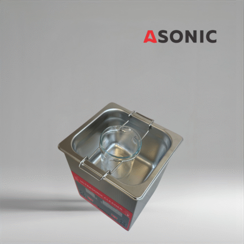 ASONIC BEAKER-PRO ultrasonic cleaning beaker with durable glass design