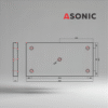 ASONIC HEATER-1000W-5screws-2 external ultrasonic cleaner reservoir heater