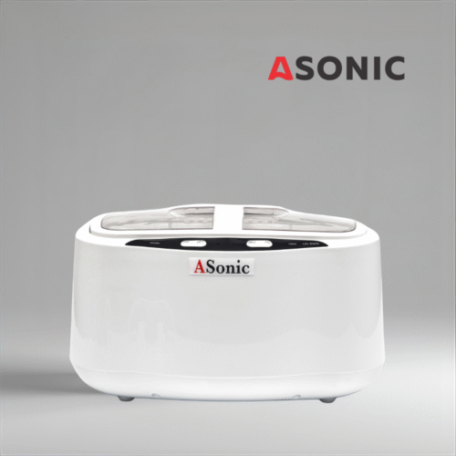 ASONIC HOME-2500 ultrasonic bath, professional-grade cleaner for larger items and household applications.