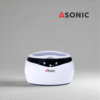 ASONIC HOME-650 ultrasonic cleaner, designed for daily home use, compact unit for jewelry and glasses.