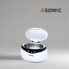 ASONIC HOME-650 small ultrasonic bath for jewelry, glasses and personal items, portable and efficient.
