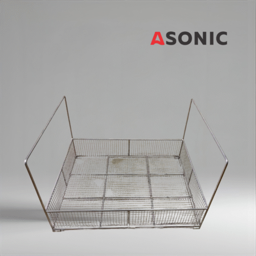 ASONIC IND-1000 Ultrasonic Cleaner Basket – Heavy-Duty Stainless Steel