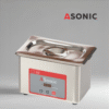 ASONIC PRO-08-40kHz-1 ASONIC PRO-08 ultrasonic bath, compact device for hobbyists and households needing reliable cleaning.
