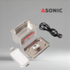 ASONIC PRO-08-40kHz-2 ASONIC PRO-08 ultrasonic cleaner, 40kHz frequency, compact unit for jewelry, coins and small accessories.