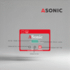 ASONIC PRO-08-40kHz-7 ASONIC PRO-08 ultrasonic cleaner, small 40kHz unit for jewelry, coins and household accessories.