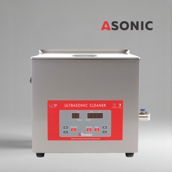 ASONIC PRO-150S-1 ASONIC PRO-150s ultrasonic cleaner with stainless steel tank and digital controls