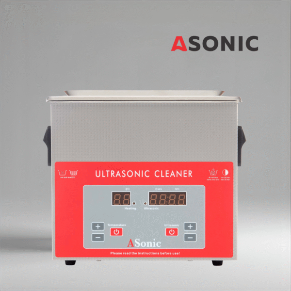 ASONIC PRO-30-40kHz-1 – kopija ASONIC PRO-30 ultrasonic cleaner, 40kHz frequency, compact unit for amateur users and small tools.