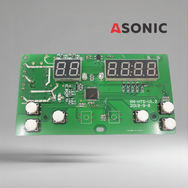 ASONIC-PROmodel-displayPCB ASONIC PROmodel display PCB, replacement control board for ultrasonic cleaners, providing accurate operation and clear interface.