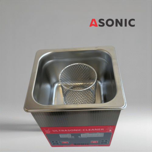 ASONIC ROUND-BASKET stainless steel wire basket for ultrasonic cleaner
