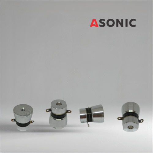 ASONIC ultrasonic transducer 40kHz 60W, durable component for professional ultrasonic cleaning machines.
