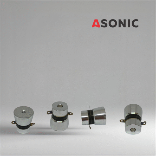 ASONIC ultrasonic transducer 40kHz 60W, durable component for professional ultrasonic cleaning machines.