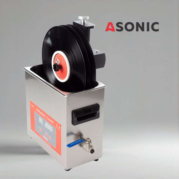 ASONIC-VINYL-CL-05-4 ASONIC Vinyl Cleaner-05 professional record cleaner, safe for vintage LPs, singles and audiophile collections.