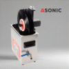 ASONIC Vinyl Cleaner for 5 Records – Accessory Only ASONIC vinyl cleaner attachment for up to five records shown on top of an ultrasonic cleaner.