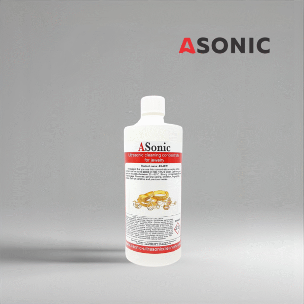 ASonic AS-JEW-1 ASONIC AS-JEW-1 ultrasonic jewelry cleaning solution, 1L bottle for delicate gold, silver and gemstone items.