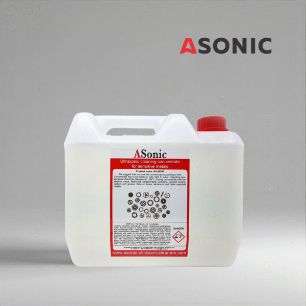ASonic AS-SENS-5 ASONIC AS-SENS-5 sensitive ultrasonic cleaning solution, 5L detergent for delicate instruments and fragile materials.
